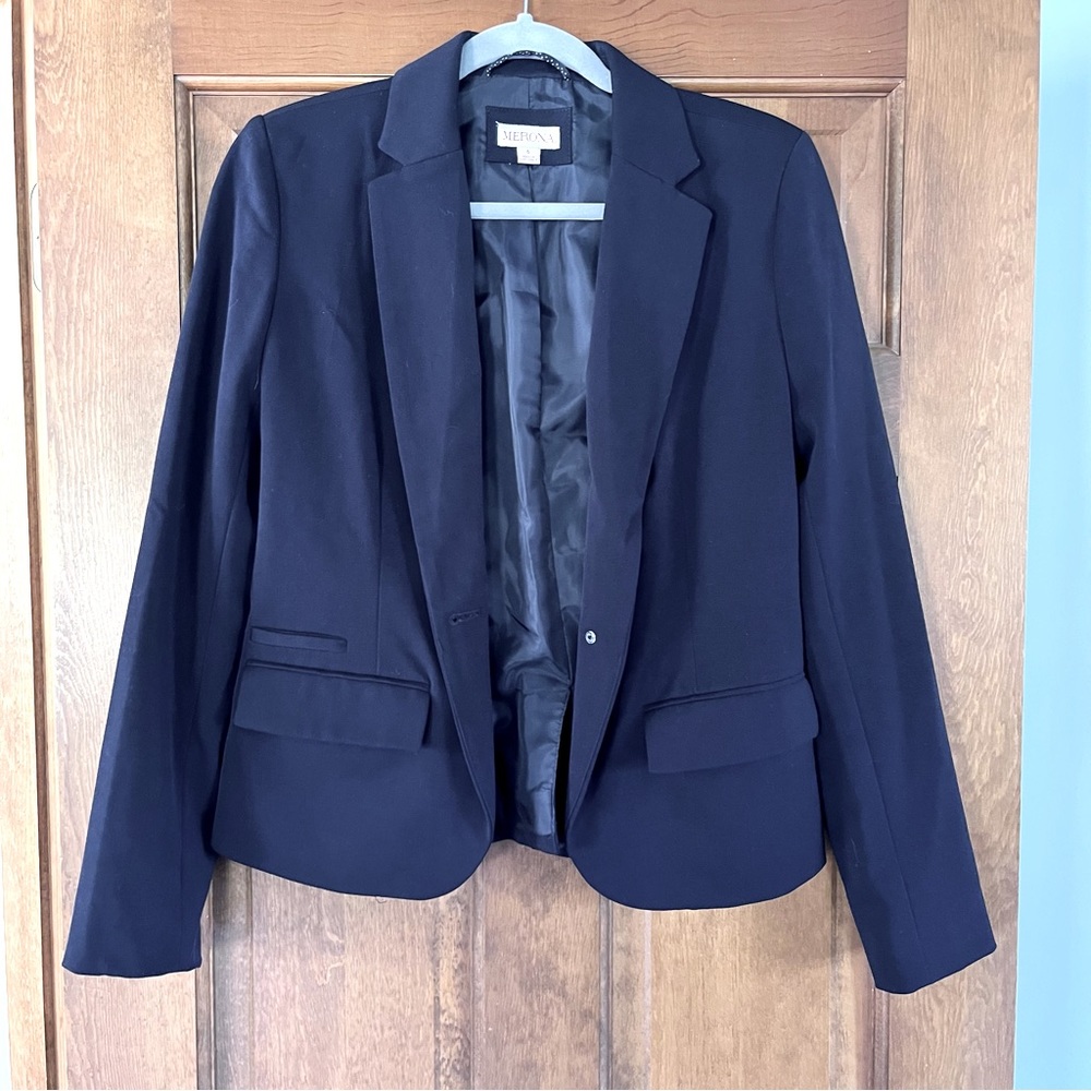 Merona blazer women’s size 6 navy